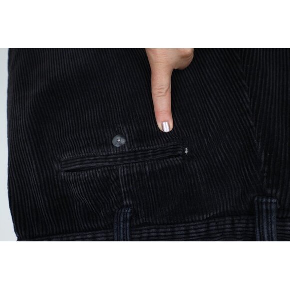 Vintage 90s Streetwear Mens 40x29 Distressed Heavy Wide Leg Corduroy Chino Pants - Picture 11 of 16